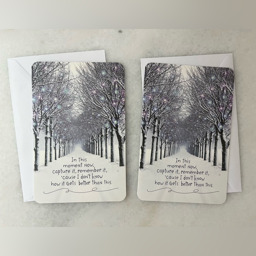 Taylor Swift | Set of 2 Holiday Cards + Confetti!